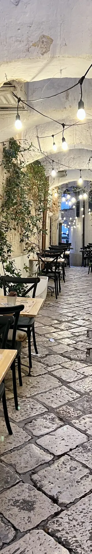 Abendessen in den Gassen
